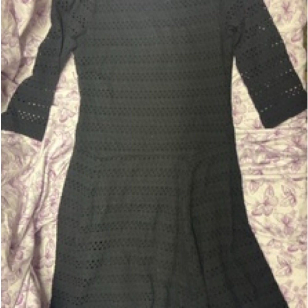 Green Ribbed Midi Sheath Dress with Raglan Sleeves